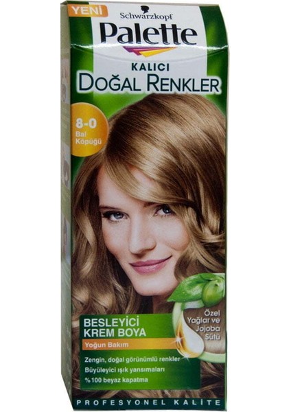 Natural Saç Boyası 8-0 Bal Köpüğü