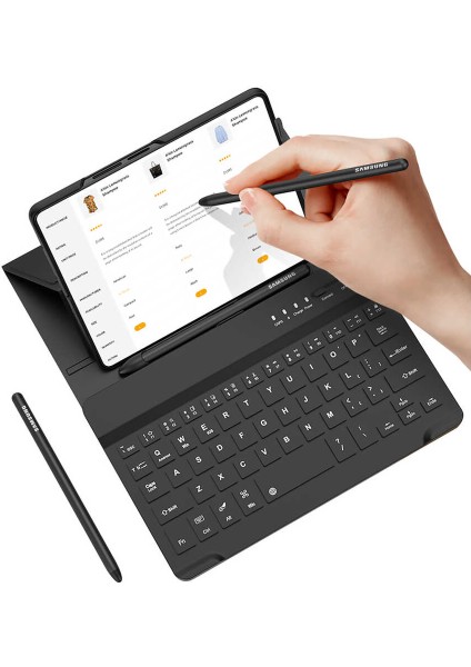 Samsung Galaxy Z Fold 4 Kılıf Bluetooth Klavyeli Keyboard Kılıf