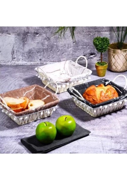 SPT131 Hasır Sepet 28X25X13 cm