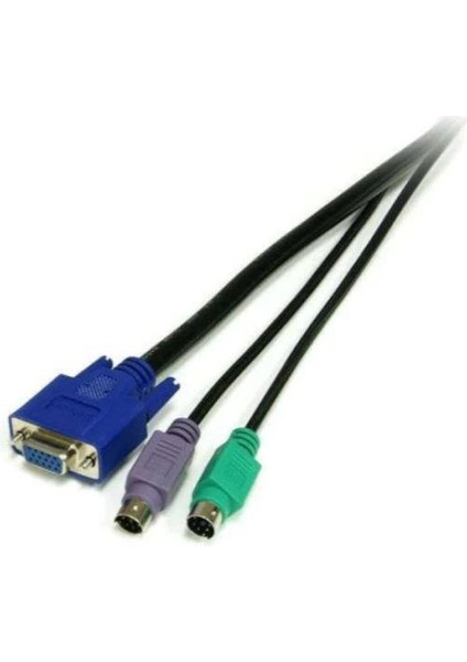 1.8 Metre Ps2 Kvm Switch Kablosu VGA Dişi Erkek Kvm Switch Kablosu