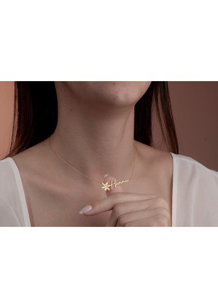 925 Ayar Gümüş Kar Tanesi Isim Kolye fiyatları