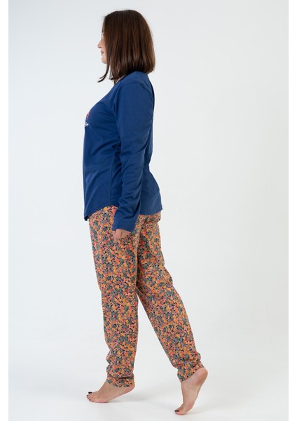 Kadın P.Suprem Xxl O Yaka Uzun Kol Etegı Oval Pıjama Takım modelleri