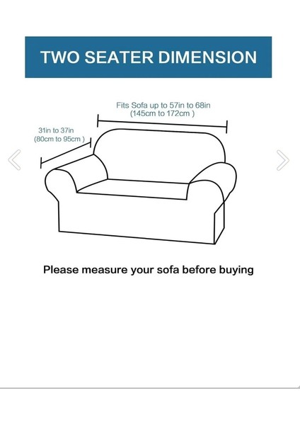 Likrali Koltuk, Kanepe, Çekyat Örtüsü 2 Kişilik Koltuk Örtüsü Lastikli, Pitikare Desen fiyatları