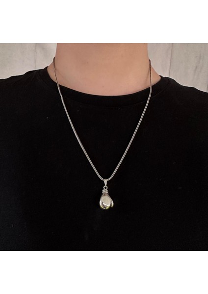 925 Ayar Gümüş Boks Eldiveni Motifli Zincirli Erkek Kolye modelleri