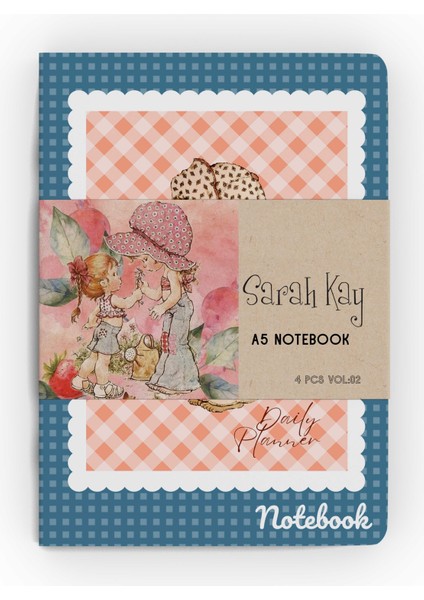 4 'lü Defter Seti A5 Çizgisiz Sarah Kay Collection 15X21 cm 64 Sayfa Vol: 02 indirimleri