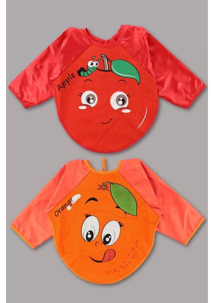 Mevye Desenli Giyilebilen Bebek Önlüğü