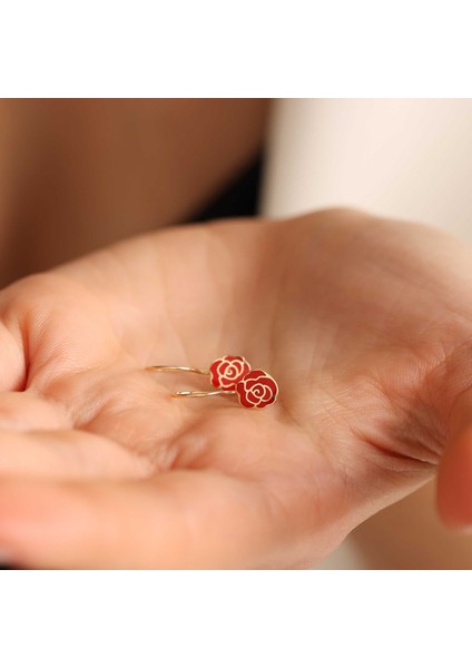 Gül Çiçek Çocuk Küpesi CGKKP0025