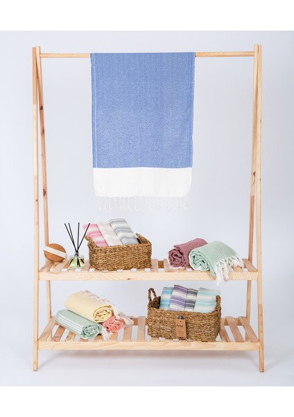 Balıksırtı %100 Pamuk Plaj, Hamam Peşkir, El, Baş, Banyo, Misafir, Havuz, Spa Havlusu 45X90 cm fırsatları