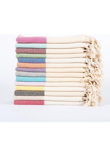 Balıksırtı %100 Pamuk Plaj, Hamam Peşkir, El, Baş, Banyo, Misafir, Havuz, Spa Havlusu 45 x 90 Cm fırsatları