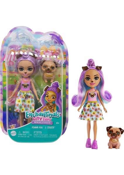 Popüler Karakter Bebekler Penna Pug ve Trusty Doll HKN11