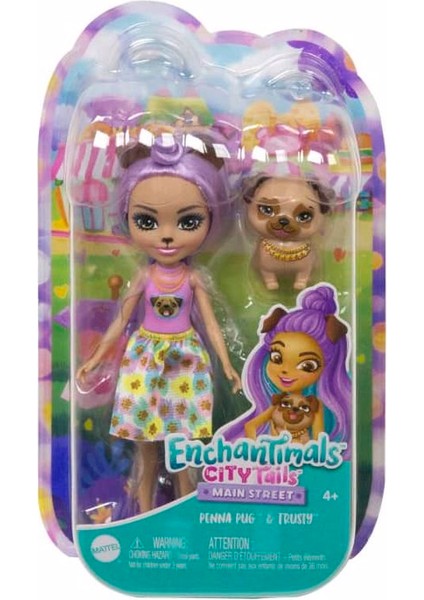 Popüler Karakter Bebekler Penna Pug ve Trusty Doll HKN11