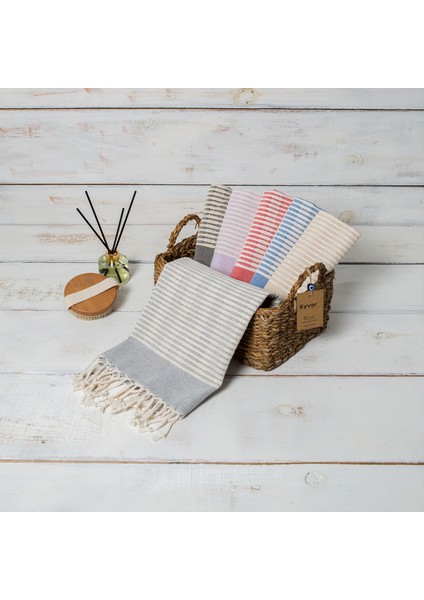 Yummy Desenli %100 Pamuk Plaj, Hamam Peşkir, El, Baş, Banyo, Misafir, Havuz, Spa Havlusu 45 x 90 Cm