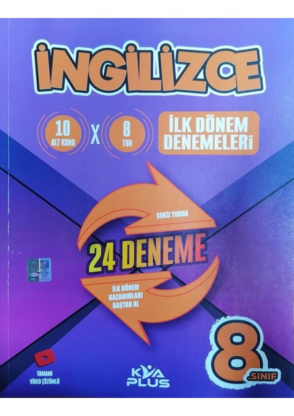 Plus 8.Sınıf LGS 1.dönem Ingilizce 24 Deneme