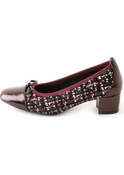 Hakiki - Deri - Anatomik - Ayakkabı - Bordo - SFT5602
