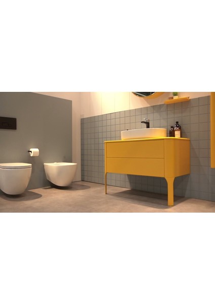 Italyan Sogno 100 cm Banyo Dolabı Set