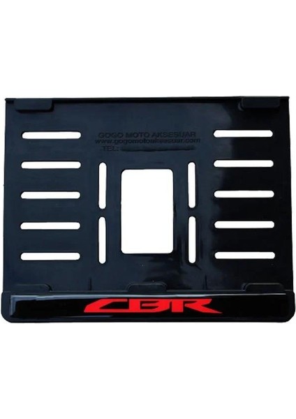 Cbr Plastik Kırılmaz Plakalık Kırmızı 1 (15X24)