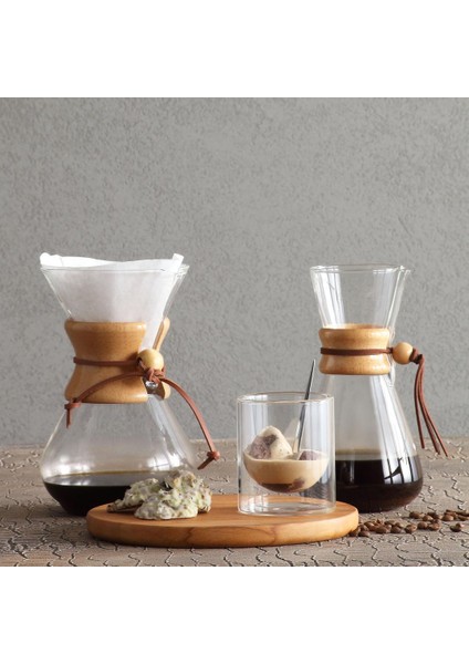 Glory 850 ml Ahşap Aparatlı Cam Kahve Demleme Aparatı 500.01.01.6786 fiyatları