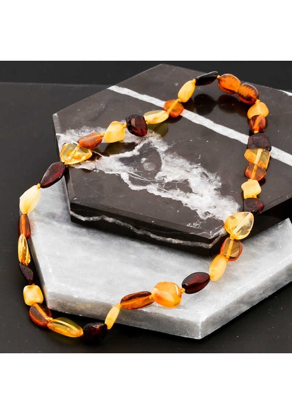 Bebek Damla Kehribar Diş Kolye fırsatları