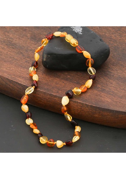 Bebek Damla Kehribar Diş Kolye fırsatları