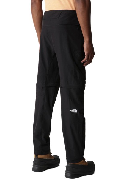 The North Face M Exploration Conv Reg Tapered Pant Erkek Outdoor Pantolonu NF0A7Z95JK31 Siyah