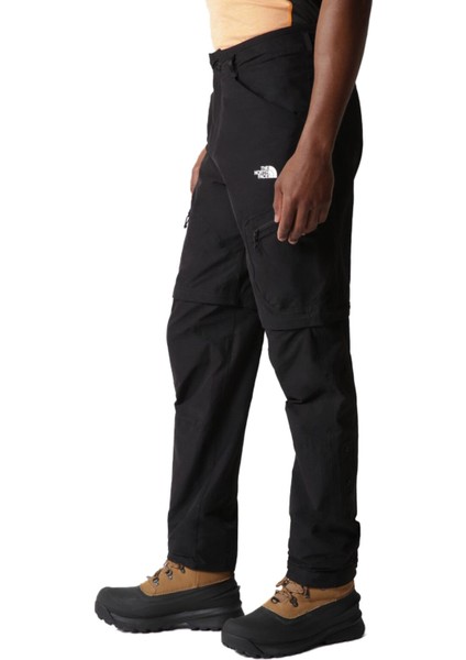 The North Face M Exploration Conv Reg Tapered Pant Erkek Outdoor Pantolonu NF0A7Z95JK31 Siyah