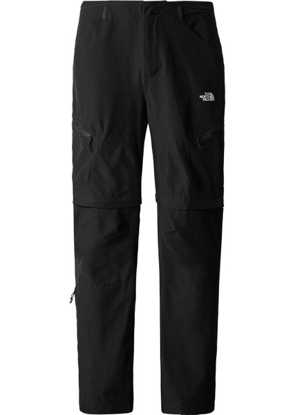 The North Face M Exploration Conv Reg Tapered Pant Erkek Outdoor Pantolonu NF0A7Z95JK31 Siyah