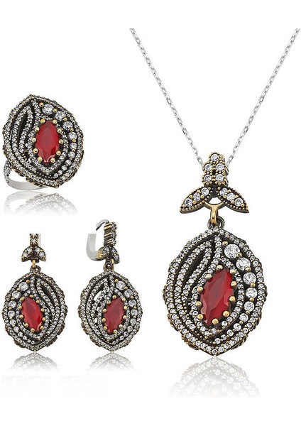 Gümüş Otantik Bayan Set