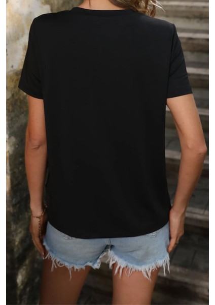 Unisex Chiago Baskılı T-Shirt fiyatları