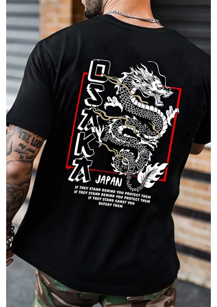 Unisex Osaka Baskılı T-Shirt