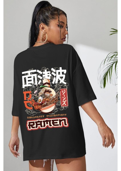 Unisex Ramen Baskılı Tshirt