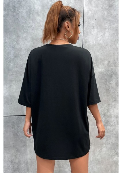 Unisex Blue Butterfly Baskılı Tshirt modelleri