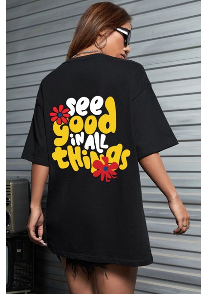 Unisex Good Things Tasarım Tshirt