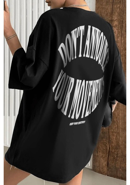 Unisex Dont Baskılı Tshirt