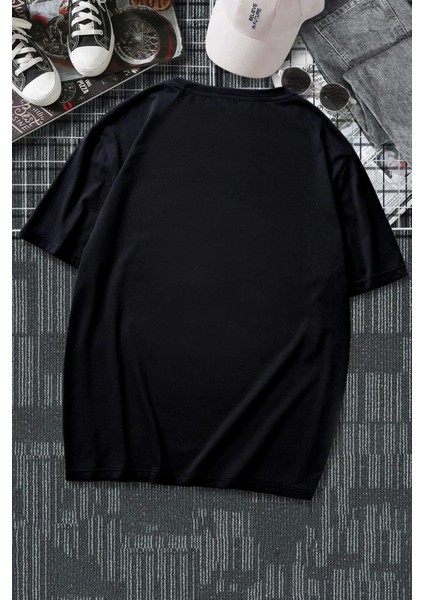 Unisex Jujutsu Kaisen Baskılı T-Shirt