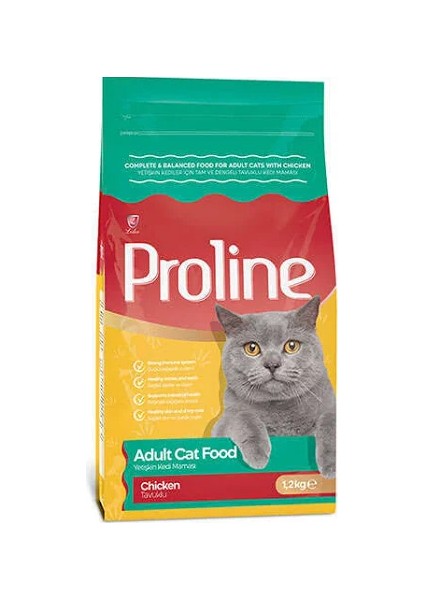 Pro Line Yetişkin Tavuklu Kedi Maması 1,2 kg