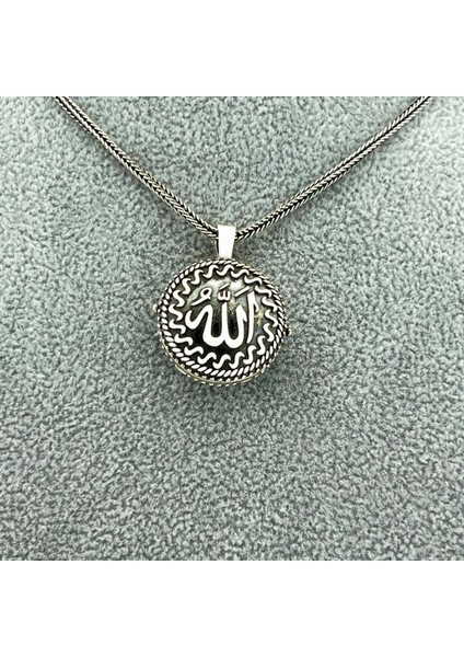 925 Ayar Gümüş Allah Lafzı Yazılı Muska Kolye fiyatları