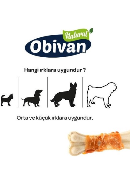 Tavuklu Köpek Diş Bakım Kemiği S 2 Adet