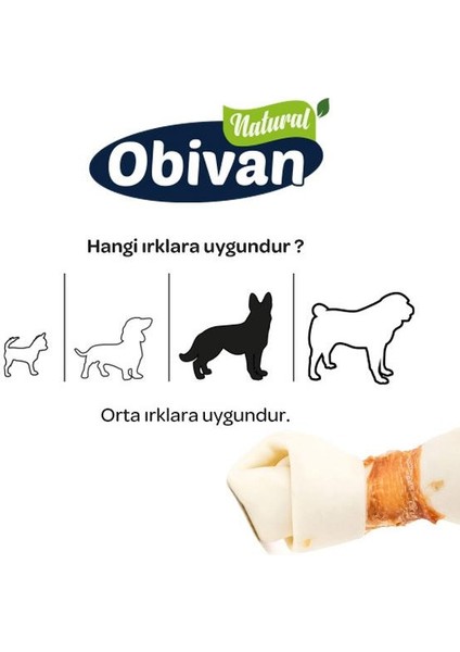 Tavuklu Dental Düğüm Köpek Diş Bakım Kemiği Xs