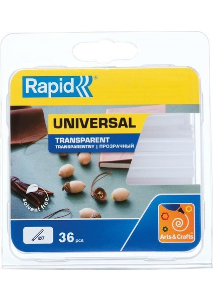 Silikon Çubuk Universal 7X90 mm 115 gr (1 Pkt/36 Adet)