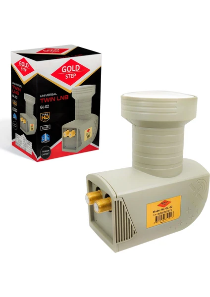 Gold Step Lnb Ikili (Twın) 0.1db 3D Fhd Gold Step Gl-02