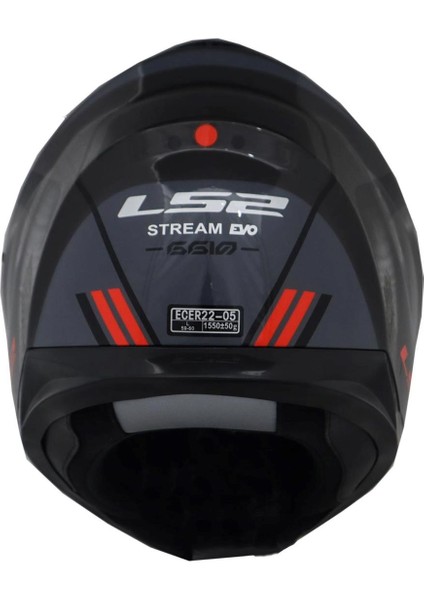 Stream Evo Ggıo Siyah-Kırmızı Kask