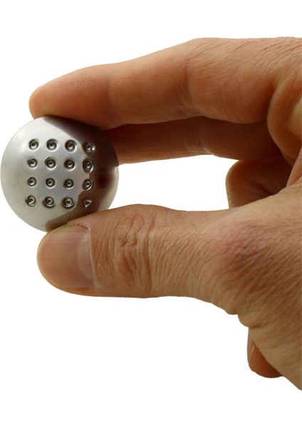Noktalı Mantar Düğme Kulp Çekmece Dolap Kapak Kulpu Kulbu Krom Metal Kulp