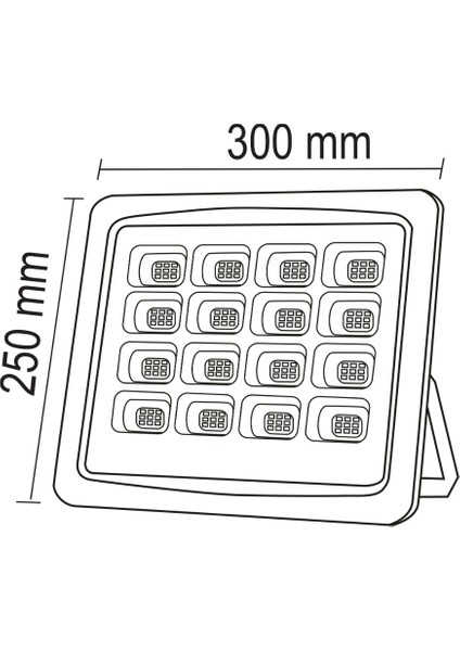 Forlife 160 Watt Güneş Enerjili Solar Projektör