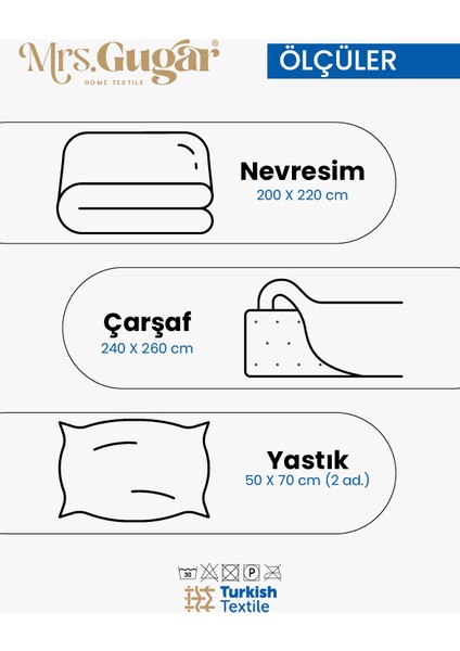 Çift Kişilik Saten Çizgili Pudra Nevresim Takımı modelleri