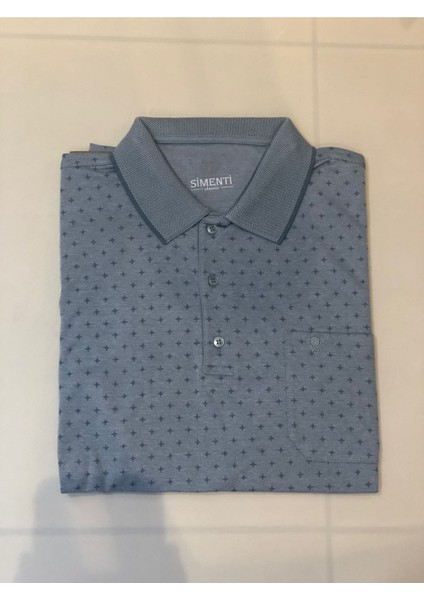 Erkek Yakalı Klasik Kısa Kol Cepli Tişört