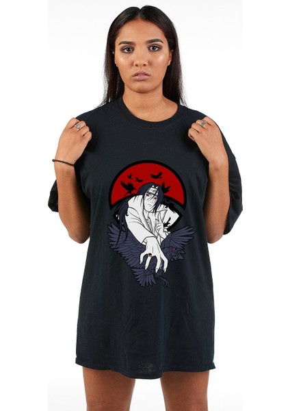 Itachi Crow Unisex Premium Oversize T-Shirt