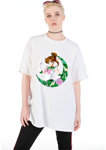 Sailor Jupiter Sailorr Moon Unisex Premium Oversize T-Shirt