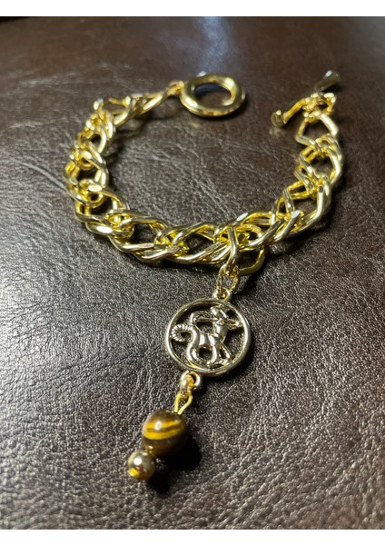 Aksesuar Bileklik Yay Burcu Altın Rengi Bileklik