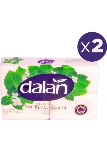 Kalıp Sabun Geleneksel 4 x 250 gr x 2 Adet