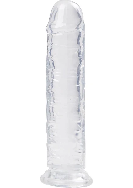 Cupid Shop  Jelly Clear Ultra Yumuşak Dokulu Dildo Testissiz Jel Dokulu Realistik Penis 22 cm - Şeffaf